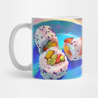 Sushi time and feeling fine Mug